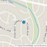 Map location of 3451 Park Hollow St, Fort Worth TX 76109