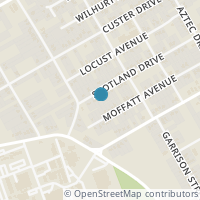 Map location of 2220 Scotland Drive, Dallas, TX 75216