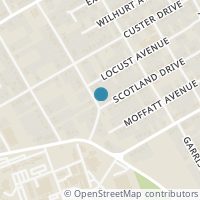 Map location of 2203 Scotland Drive, Dallas, TX 75216