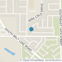 Map location of 2925 Birchbrook Street, Grand Prairie, TX 75052