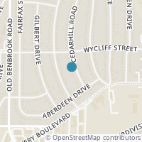 Map location of 5024 Cedar Hill Rd, Fort Worth TX 76116
