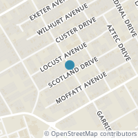 Map location of 2255 Scotland Drive, Dallas, TX 75216