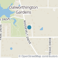 Map location of 3 Courtney Court, Dalworthington Gardens, TX 76015