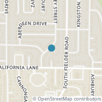 Map location of 2701 Monterrey Street, Arlington, TX 76015