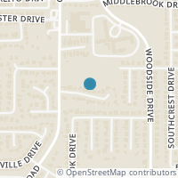 Map location of 4501 Longacres Court, Arlington, TX 76016