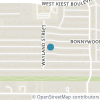 Map location of 2655 Woodmere, Dallas, TX 75233