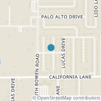 Map location of 2614 N Capistrano Ct, Arlington TX 76015