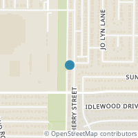 Map location of 2606 Sherry Street, Arlington, TX 76014