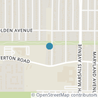 Map location of 3503 Michigan Ave, Dallas TX 75216