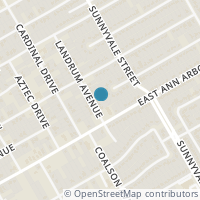 Map location of 4404 Landrum Avenue, Dallas, TX 75216