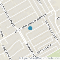 Map location of 2831 Kilburn Avenue, Dallas, TX 75216