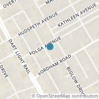 Map location of 3910 Sonora Avenue, Dallas, TX 75216