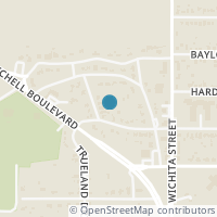 Map location of 4229 Trueland Drive, Fort Worth, TX 76119