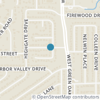 Map location of 2600 Smouldering Wood Drive, Arlington, TX 76016
