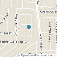 Map location of 5603 Fireside Drive, Arlington, TX 76016