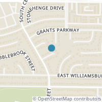Map location of 407 COLGATE COURT, Arlington, TX 76014