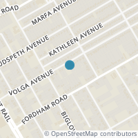 Map location of 2130 Volga Avenue, Dallas, TX 75216