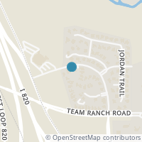 Map location of 4804 Ridge Circle, Benbrook, TX 76126