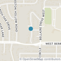 Map location of 3200 Westcliff Road W, Fort Worth, TX 76109