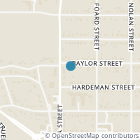 Map location of 3214 Baylor Street, Fort Worth, TX 76119