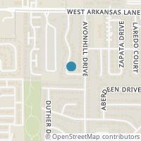 Map location of 2515 Engleford Drive, Arlington, TX 76015