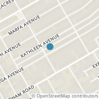 Map location of 2211 Volga Avenue, Dallas, TX 75216