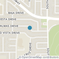 Map location of 1209 Las Palmas Drive, Grand Prairie, TX 75052