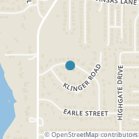 Map location of 5900 Gary Ln, Arlington TX 76016