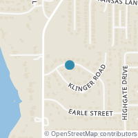 Map location of 5904 Gary Ln, Arlington TX 76016