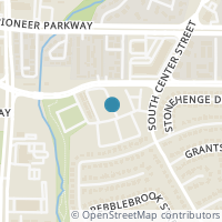 Map location of 2320 CHAPEL HILL Lane, Arlington, TX 76014