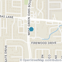 Map location of 2315 W Green Oaks Blvd, Arlington TX 76016