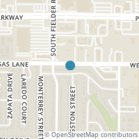 Map location of 1503 Montclair St, Arlington TX 76015