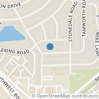 Map location of 6820 Springhill Road, Fort Worth, TX 76116