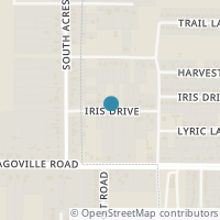 Map location of 11007 Iris, Balch Springs, TX 75180