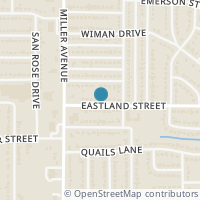 Map location of 4229 Eastland Street, Fort Worth, TX 76119