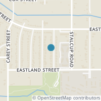 Map location of 3804 Raphael St, Fort Worth TX 76119