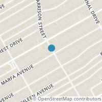 Map location of 2339 Marfa Avenue, Dallas, TX 75216