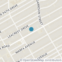 Map location of 2233 E Overton Road, Dallas, TX 75216