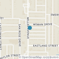 Map location of 4201 Comanche Street, Fort Worth, TX 76119