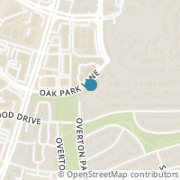 Map location of 2897 Oakbriar Trail, Fort Worth, TX 76109