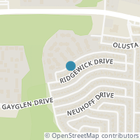 Map location of 7403 Ridgewick Dr, Dallas TX 75217