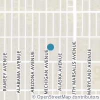 Map location of 2926 Michigan Avenue, Dallas, TX 75216