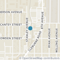 Map location of 2818 Addison Park Lane, Fort Worth, TX 76110