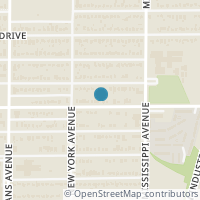 Map location of 1025 Glen Garden Drive, Fort Worth, TX 76104