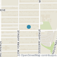 Map location of 1033 Glen Garden Drive, Fort Worth, TX 76104