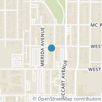 Map location of 2800 Sandage Avenue #207, Fort Worth, TX 76109