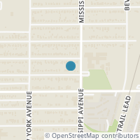 Map location of 1115 E Cantey Street, Fort Worth, TX 76104