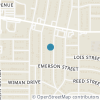 Map location of 3404 Hatcher Street, Fort Worth, TX 76119