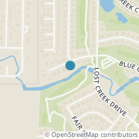 Map location of 11901 Blue Creek Drive, Fort Worth, TX 76008
