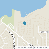 Map location of 2106 Bay Club Drive, Arlington, TX 76013